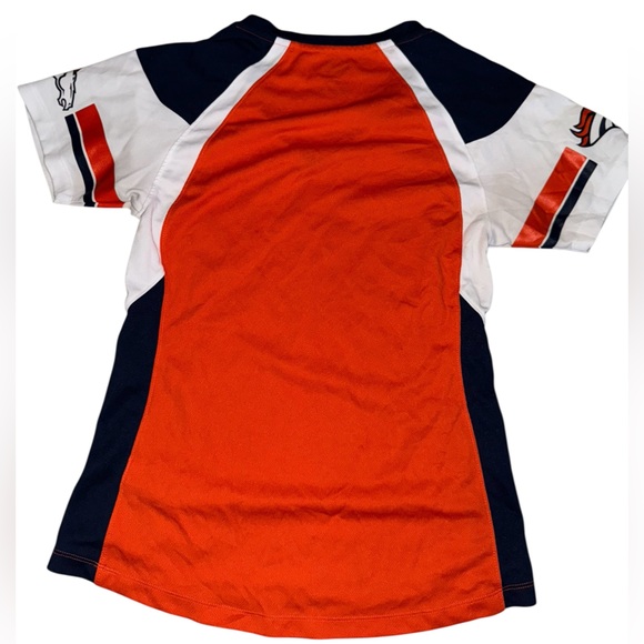 Denver Broncos NFL Majestic Orange/Navy Jersey - Picture 4 of 4